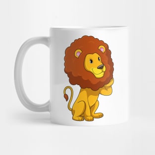 Lion with Curls Mug